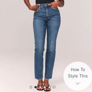 Abercrombie & Fitch Curve Love 90’s Ultra High Rise Jeans
